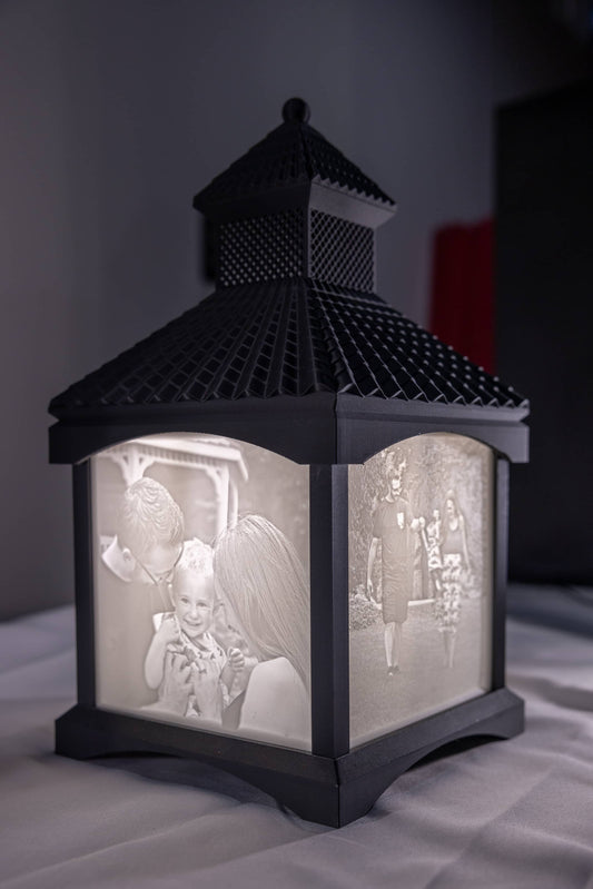 Four Custom Photo Cubic Lamp