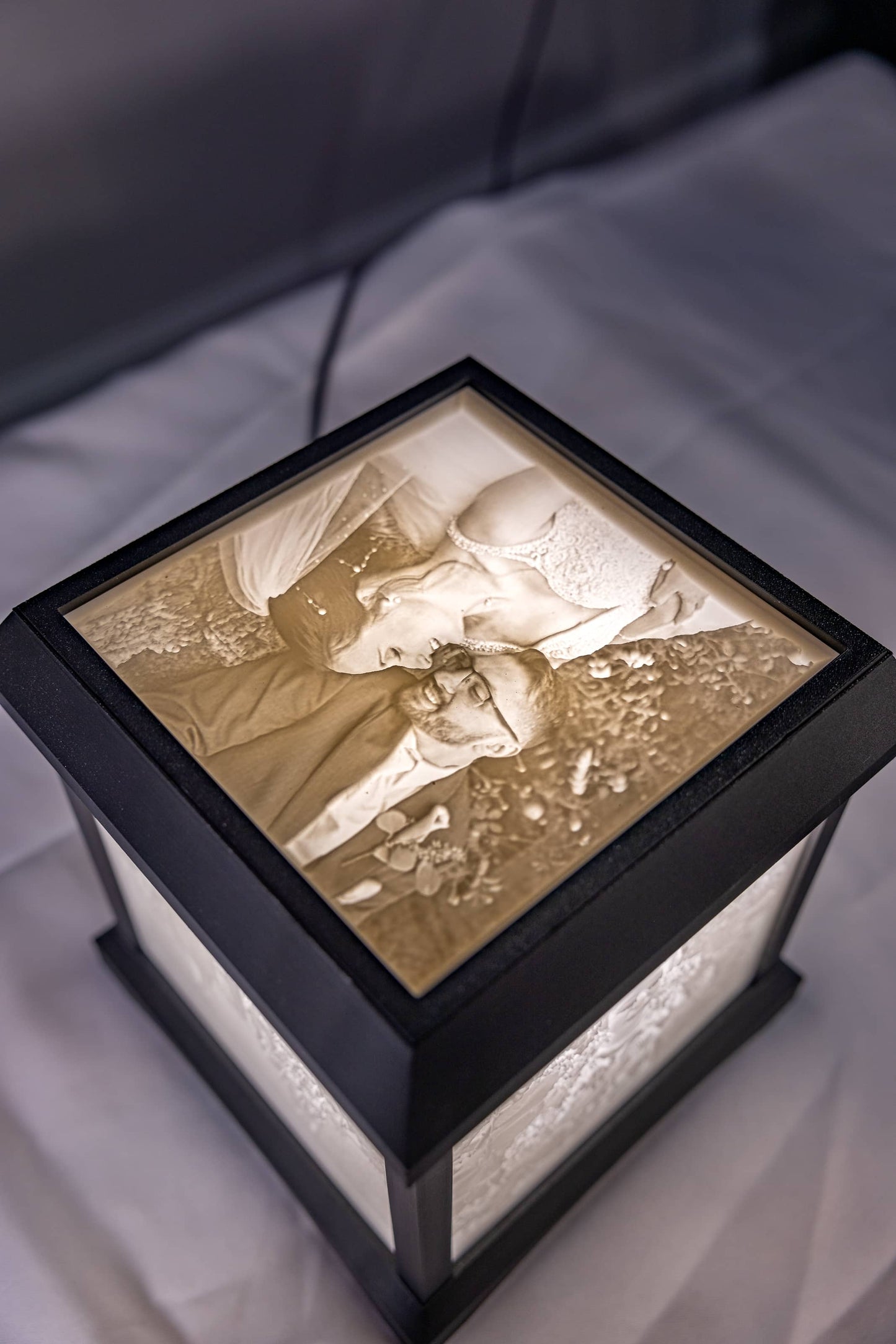 Four Custom Photo Cubic Lamp